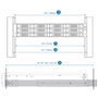 QNAP RAIL-B02 Kit de Rieles Deslizantes para NAS Serie 2U
